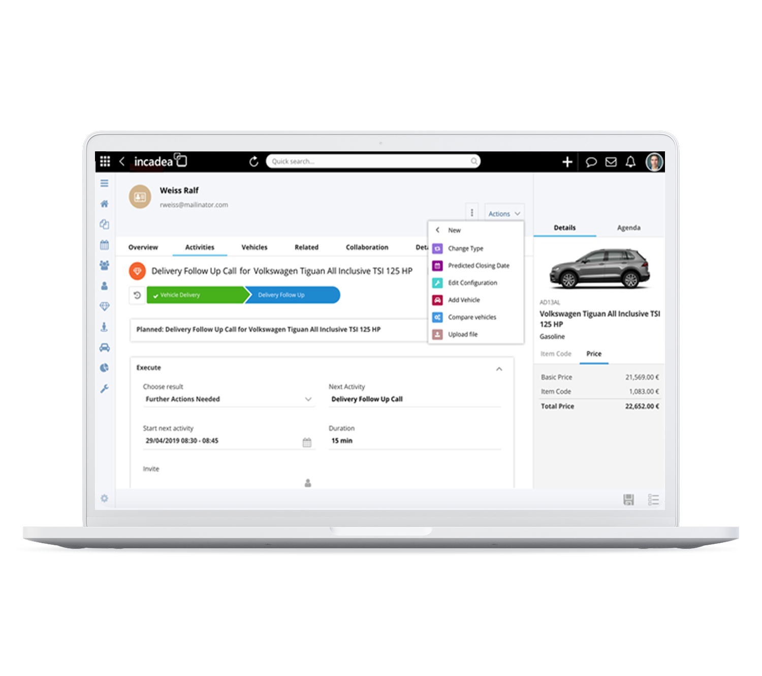 Presvedčte sa osobne o prínosoch incadey v reálnej prevádzke! 